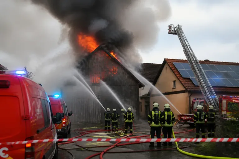 Niederlauterbach : un quadragénaire grièvement brûlé lors de l’incendie d’une grange