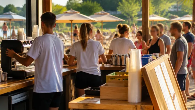 Niort : à la buvette de Niort Plage, les jeunes trouvent une première expérience du travail
