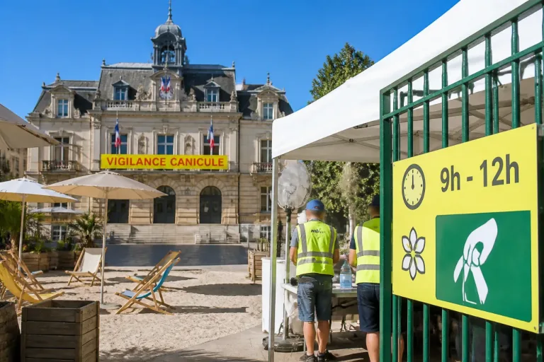 Niort : alerte canicule orange, premières mesures municipales et adaptations