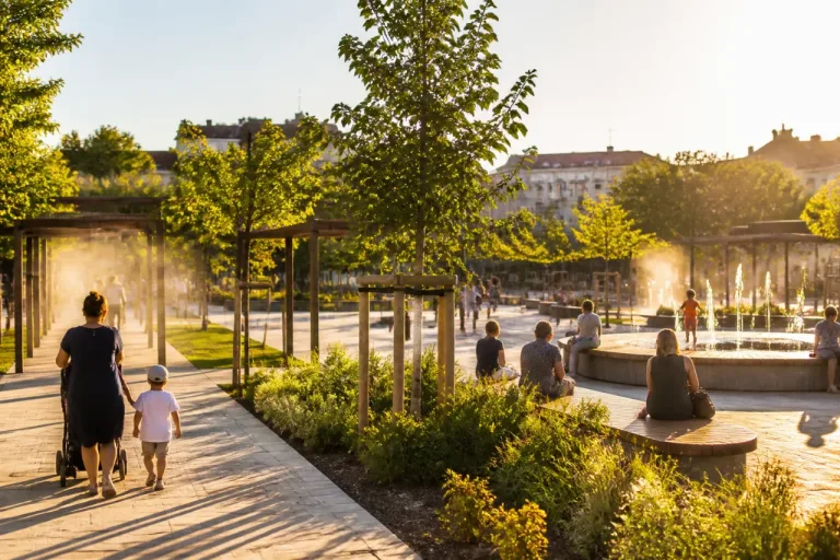Niort face à la chaleur : arbres, brumisateurs et jeux d’eau pour rafraîchir la ville