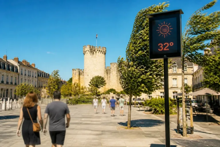 Niort : journée très ensoleillée et jusqu’à 32 °C, vent de Nord-Est sensible