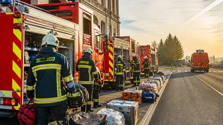 Niort : la caserne et des renforts des Deux‑Sèvres mobilisés pour lutter contre le feu de Gironde
