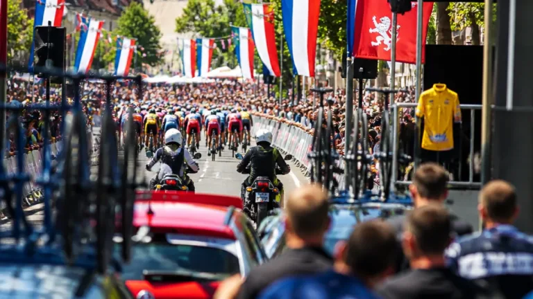 Noah Hobbs s'impose au sprint et prend le maillot jaune à Bourg‑en‑Bresse