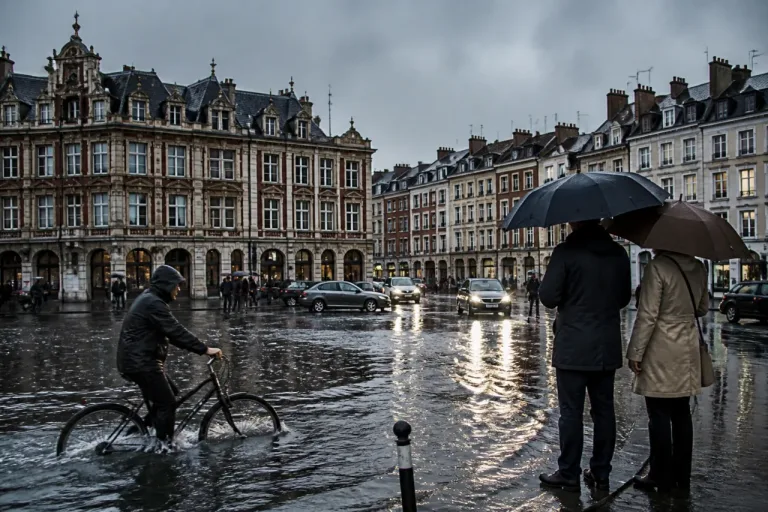 Nord: fin annoncée de la vigilance rouge ce soir, deux morts et restrictions maintenues