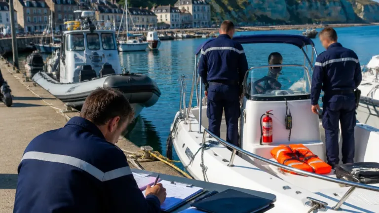 Opération de sécurité en mer : 34 embarcations vérifiées, deux PV sur le littoral 76