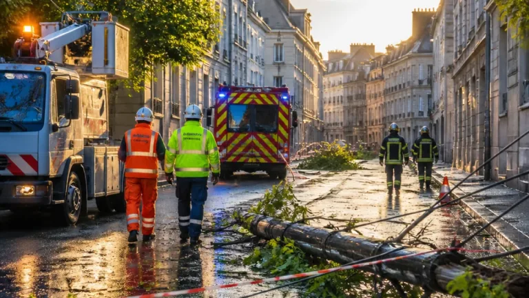 Orages : 700 foyers privés d’électricité en Indre‑et‑Loire, Enedis mobilisé