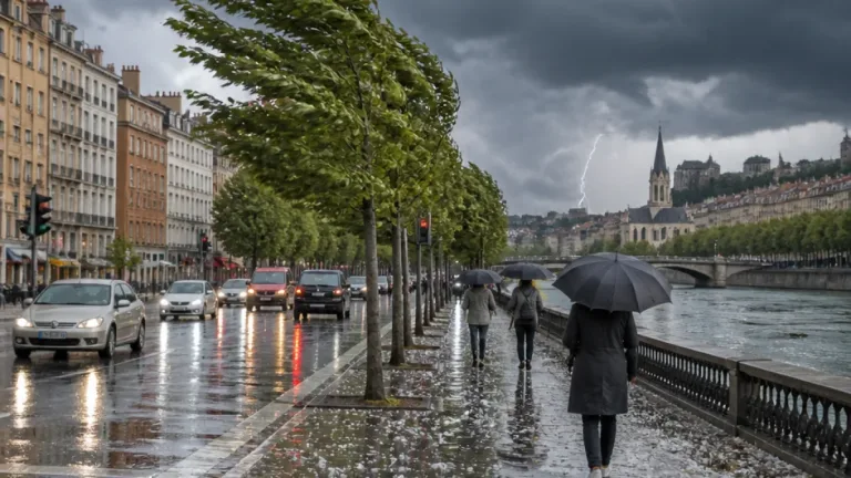 Orages attendus dans le Rhône : vigilance orange de 15h à 22h, possibles phénomènes violents