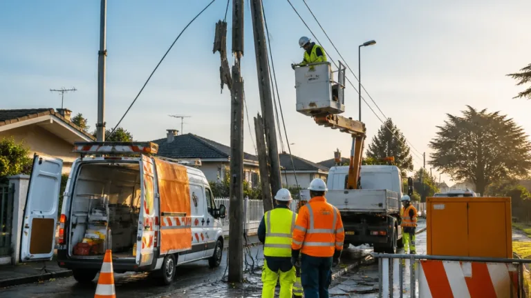 Orages nocturnes : près de 7 100 foyers privés d'électricité en Gironde
