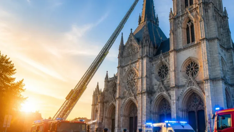 Orléans: deux jeunes secourus au sommet de la cathédrale, un drone en cause