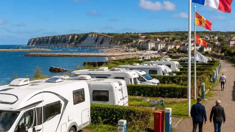 Où stationner son camping‑car cet été le long de la côte du Calvados