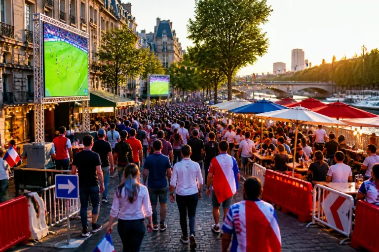 Où voir les matchs à Paris : fan‑zones, guinguettes et écrans pour le Mondial