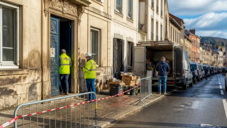 Oullins-Pierre-Bénite : un immeuble évacué, la Grande Rue coupée après une inondation