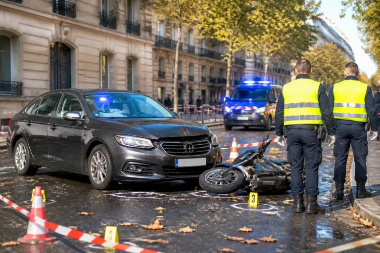 Paris 17e: enquête ouverte après une collision moto-voiture transportant Raffarin