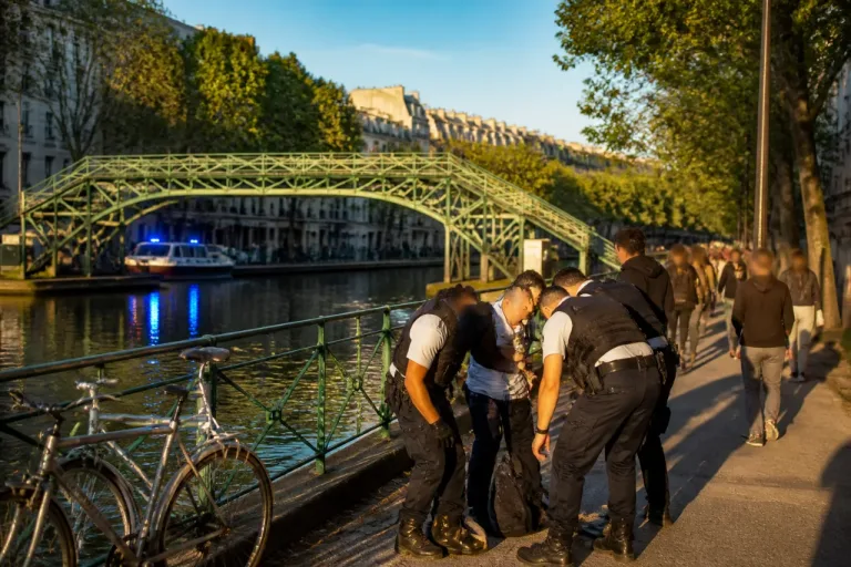 Paris: interpellation de «La Douane» au canal Saint‑Martin après un vol de téléphone