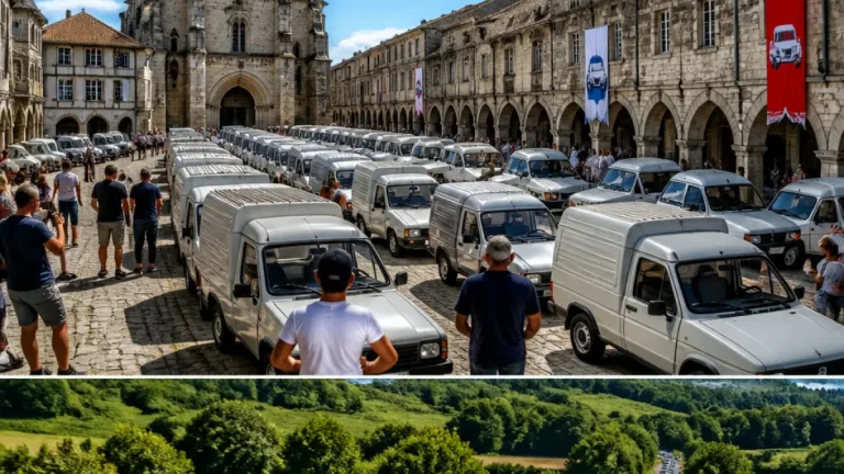 Parthenay accueille le plus grand rassemblement mondial de Citroën C15