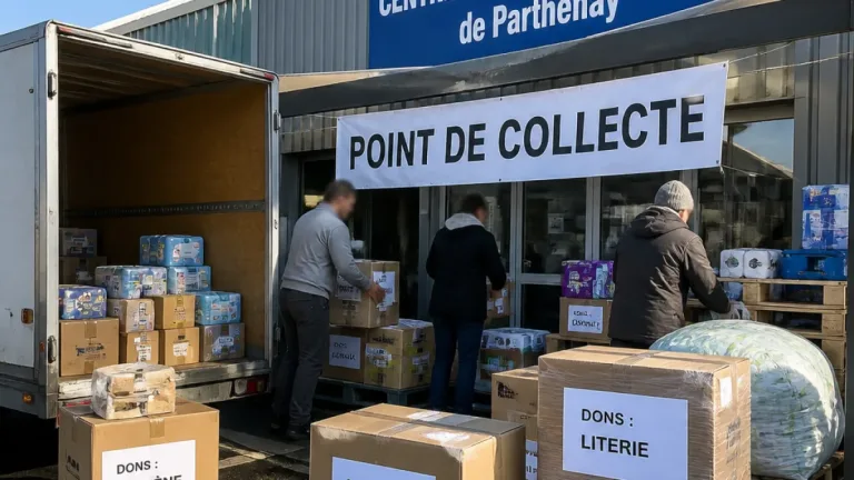 Parthenay organise un point de collecte pour venir en aide aux sinistrés des incendies en Gironde