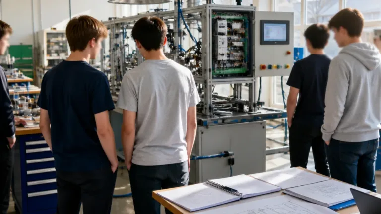 Pau : des lycéens de Saint-Cricq modernisent une machine pour Safran et réduisent fortement le coût