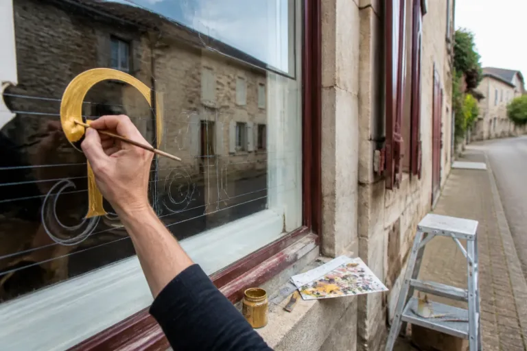 Peintre en lettres en Haute-Vienne : l’art discret qui recolore nos façades