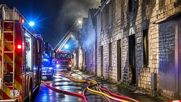 Percy-en-Normandie : 13 habitants relogés après un violent feu d’habitation