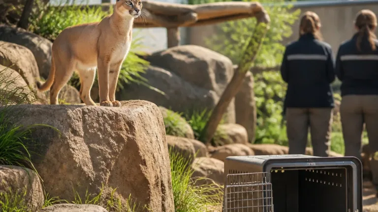 Pessac : un caracal de 9 ans accueilli au zoo de Bordeaux-Pessac