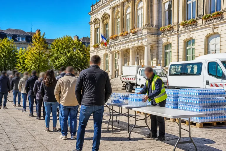 Pic de manganèse : à La Roche‑sur‑Yon, l'eau jugée « impropre à la consommation » et la ville organise la distribution