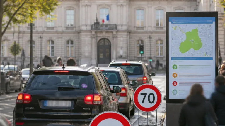 Pic de pollution : la préfecture réduit les vitesses et restreint certains véhicules