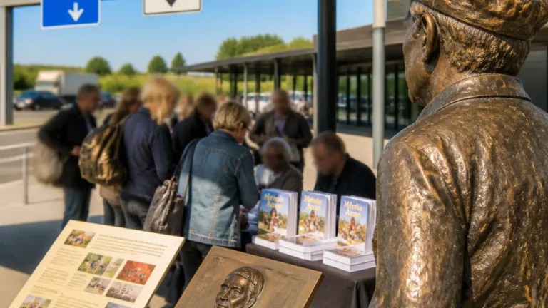 Pierre Perret rassemble près de 200 personnes sur l’aire Garonne‑Pierre‑Perret