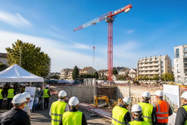 Plus de 300 riverains découvrent le chantier de la gare Nogent–Le Perreux de la ligne 15