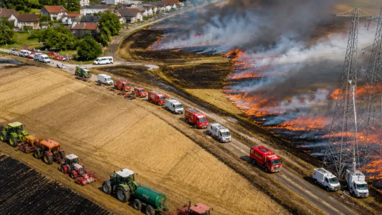 Plusieurs feux ravagent des parcelles à Laons et alentours : 158 pompiers sur 13 sites