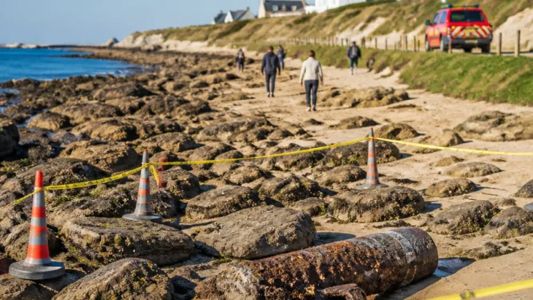 Plusieurs obus retrouvés sur des plages du Morbihan en l'espace de dix jours