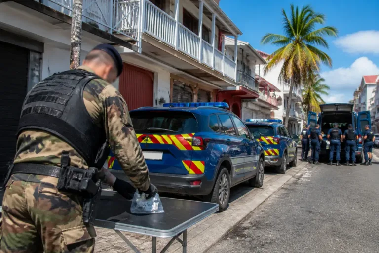 Pointe-à-Pitre : 50 g de cannabis saisis lors d’un contrôle, les gendarmes renforcent la lutte