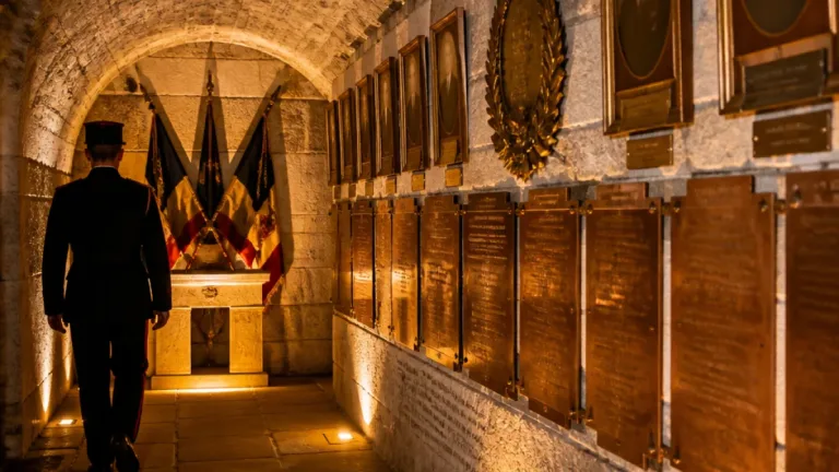 Poitiers : la crypte du RICM, sanctuaire souterrain de la mémoire militaire