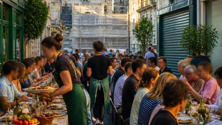 Poitiers : un banquet de rue pour relancer l’Envers du bocal malgré les travaux