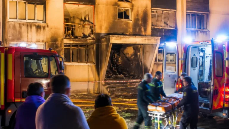 Poitiers : un immeuble des Trois‑Cités ravagé, 23 personnes blessées