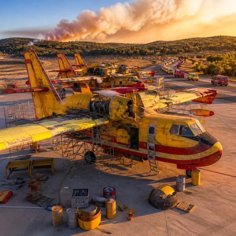 La France confrontée à une flotte de Canadairs délabrée au moment des grands feux