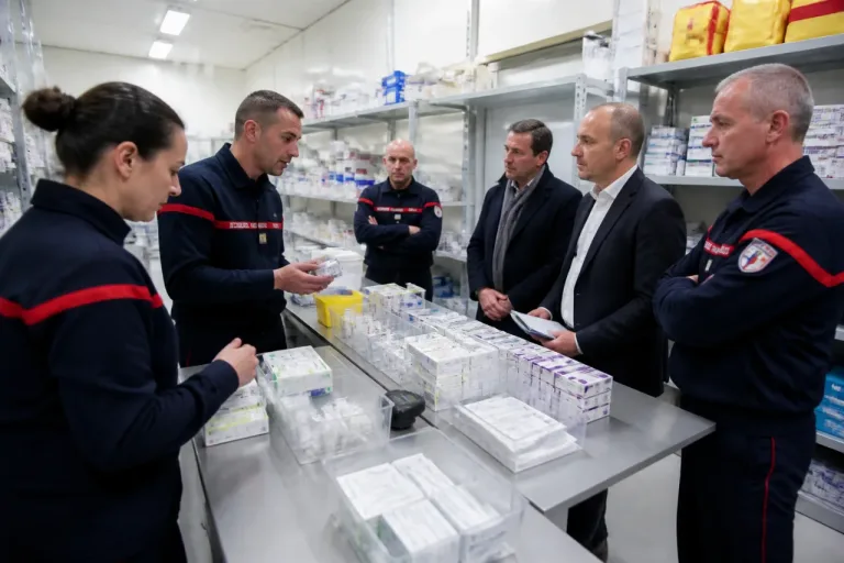 Pompiers Lozère-Aveyron : une pharmacie commune, une première en France