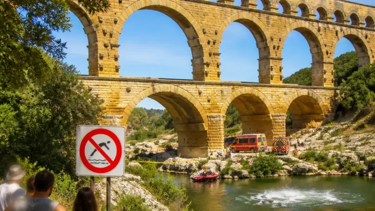 Pont du Gard : un jeune interpellé après un saut périlleux depuis l'édifice historique
