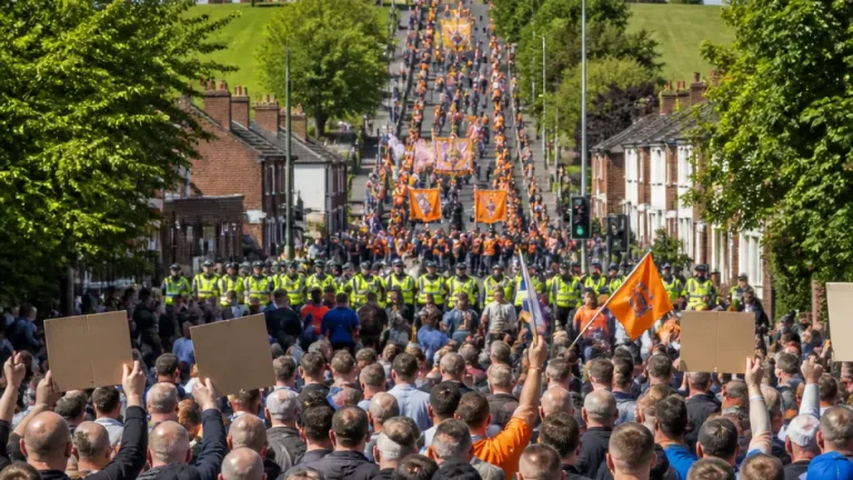 Portadown : une marche protestante entravée, la tension remonte en Irlande du Nord