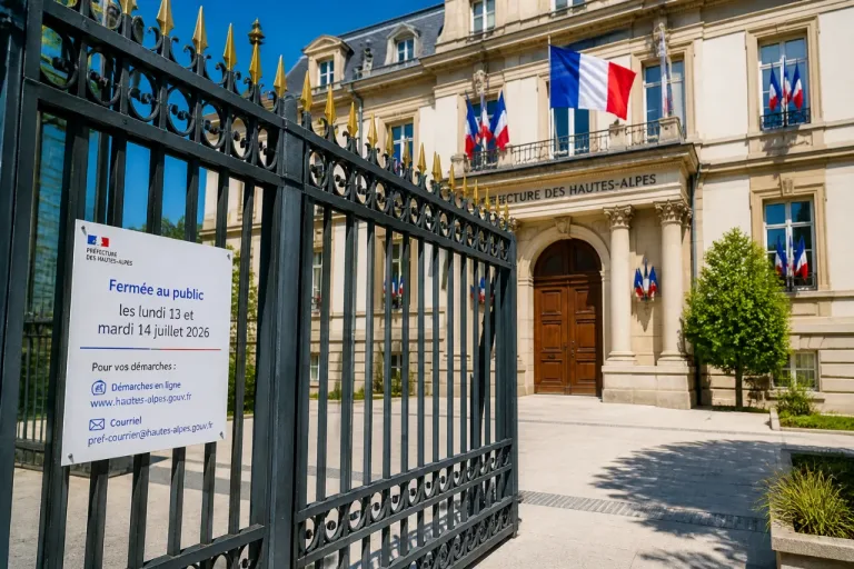 Préfecture des Hautes-Alpes fermée les 13 et 14 juillet : anticipez vos démarches