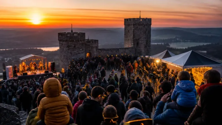 Près de 3 600 personnes au château de Château‑Thierry pour l’éclipse du 12 août