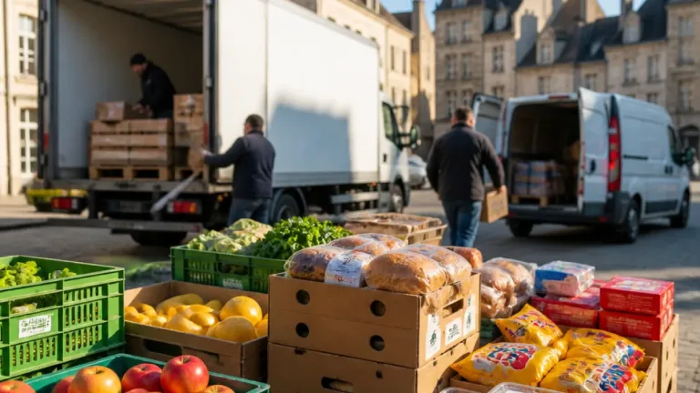 Près de 300 kg de nourriture du Tour de France redistribués aux associations jurassiennes