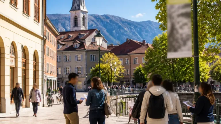 Présidentielle 2027 : Gabriel Attal en campagne à Annecy aux côtés du maire
