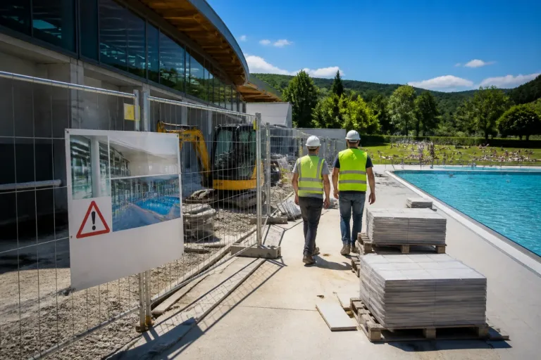 Privas : démarrage des travaux au centre aquatique Cap'Azur, réouverture visée en janvier 2027