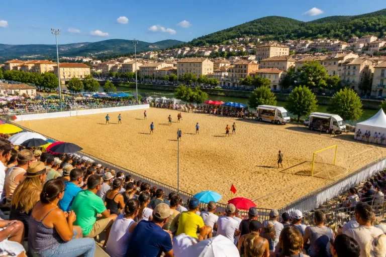 Privas : le beach soccer fête sa 19e édition, ambiance et convivialité au rendez‑vous