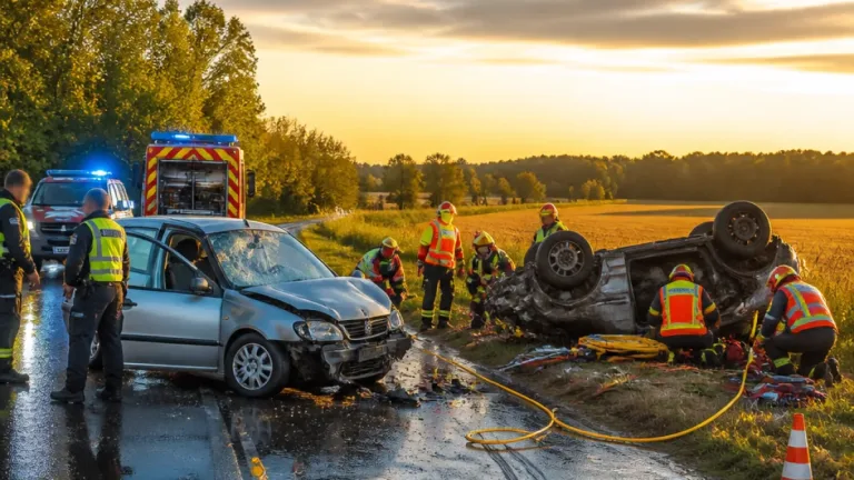 Quatre blessés après une collision et des sorties de route à Valloire-sur-Cisse