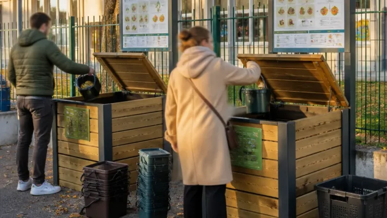 Quatre composteurs partagés installés à Lagor et Pardies pour encourager le compostage collectif
