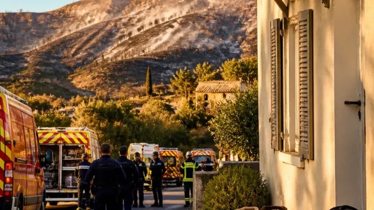 Quatre mineurs en garde à vue après l'incendie de Saint‑Georges‑les‑Bains qui a ravagé 120 ha