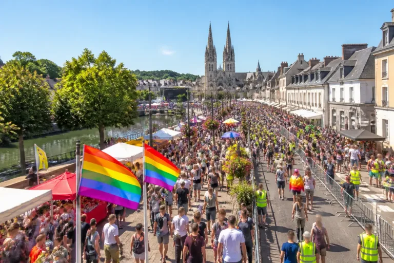 Quimper : la Queer Amann met le centre‑ville en fête et en couleurs