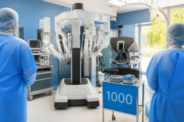 Quimper : le CH Quimper Cornouaille franchit le cap des 1000 opérations robotisées