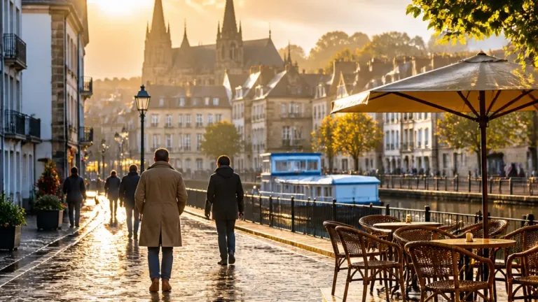Quimper : temps changeant, bruine le matin puis pic à près de 33 °C cet après‑midi